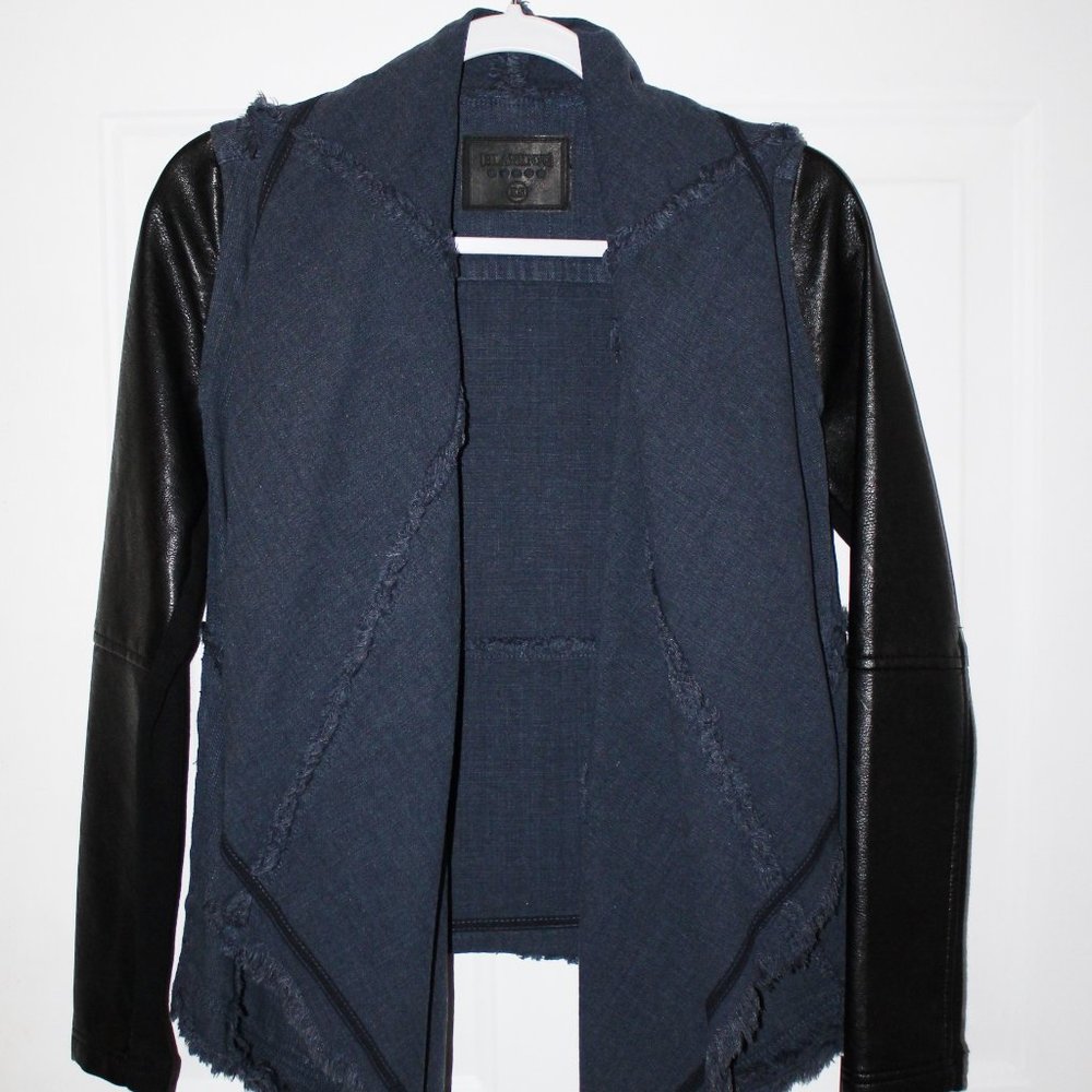 Blank NYC open draped style jacket XS